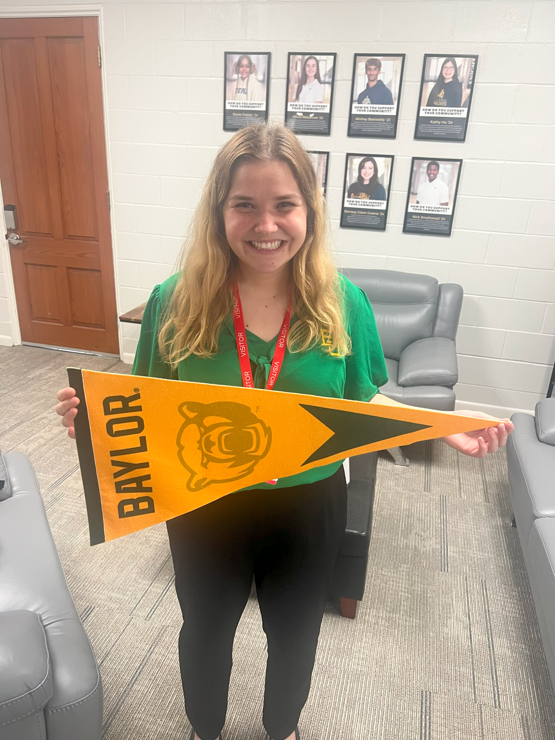 College admissions rep